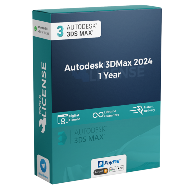 Autodesk 3DMax 2024 | 1 Year | Autodesk Product Keys | Global