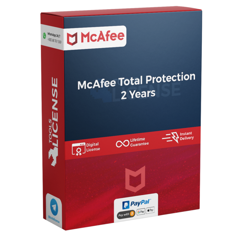 McAfee Total Protection | 1 Device 2 Years | Global Key