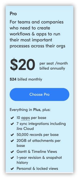 Airtable Pro Plan Activation Key (1 Month)